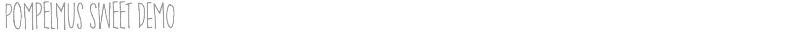 Pompelmus Sweet font preview